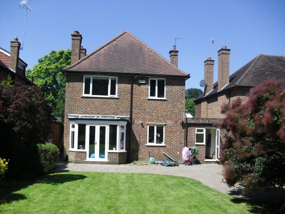 Braeside Avenue Tudor Before Rear